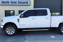 2019 Ford F-250 with professional window tint in North Bay
